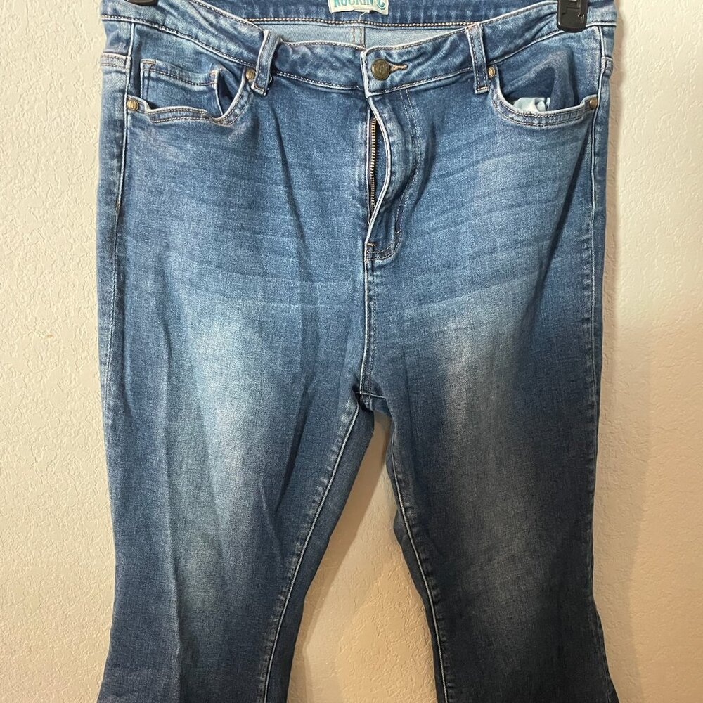 Rockin' C Western Plus Size Flare Jeans/Bootcut  size 34